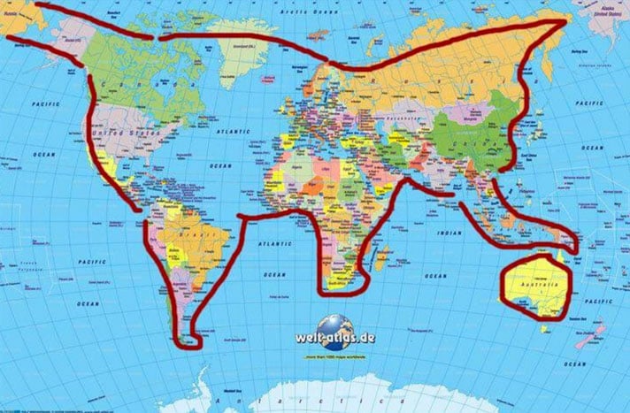 Map Proves It's A Cat's World And We're Just Living In It | BeChewy